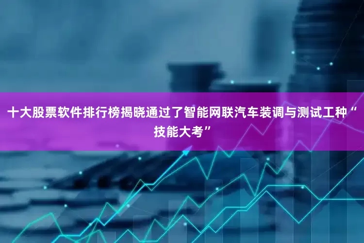 十大股票软件排行榜揭晓通过了智能网联汽车装调与测试工种“技能大考”